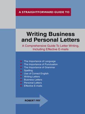 cover image of Writing Business and Personal Letters